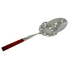 Cuchara holandesa de plata con ágata de Franciscus Jacobus de Leeuw, 1869