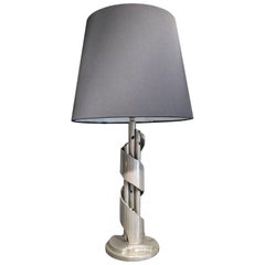 Used Italian Brutalist Large Table Lamp