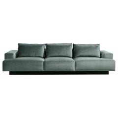 Lambert, square soft sofa in fabric, Dainelli Studio for Somaschini, Italy