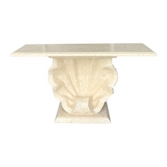 Pierre Magnussen Ponte Shell Console Table Fossil Stone