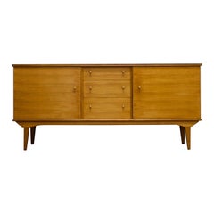 Vintage Mid Century Sideboard in Walnut by Alfred COX for Heals, 1950s