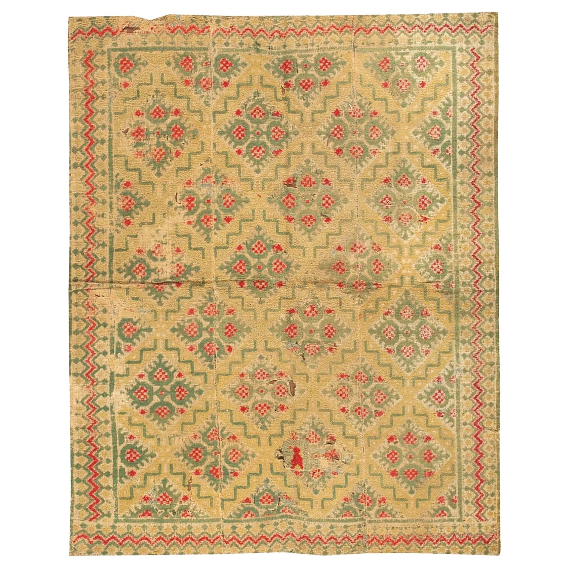 Antique Alpujarra Rug 5'7" x 6'10"