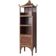 Chinoiserie Decorated Bookcase