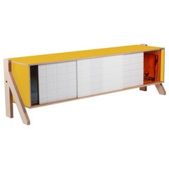 Frame sideboard 01 yellow