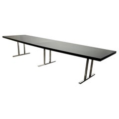 Black large dining / conference table for Kondor