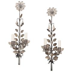 Pair of French Sconces attributed to Maison Bagues 5