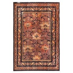 Alfombra inglesa antigua Wilton 6' x 8'11