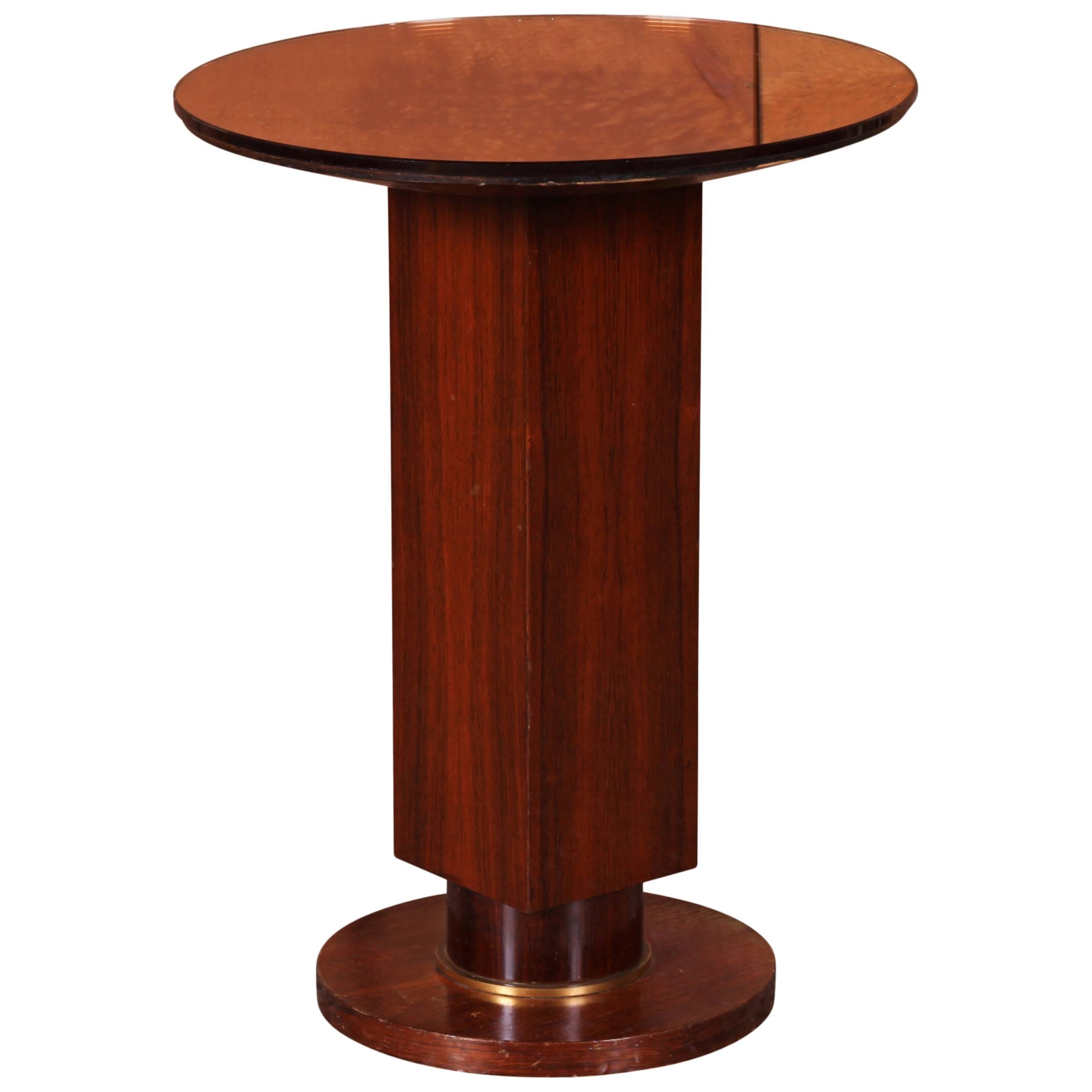 Modernist Rosewood Wine Stand by Jules Leleu