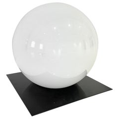 Italian White Orb Floor Lamp