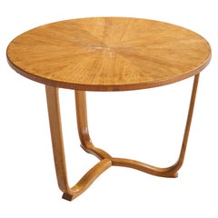 Schwedischer Designer, Beistelltisch, Birke, Schweden, 1930er Jahre