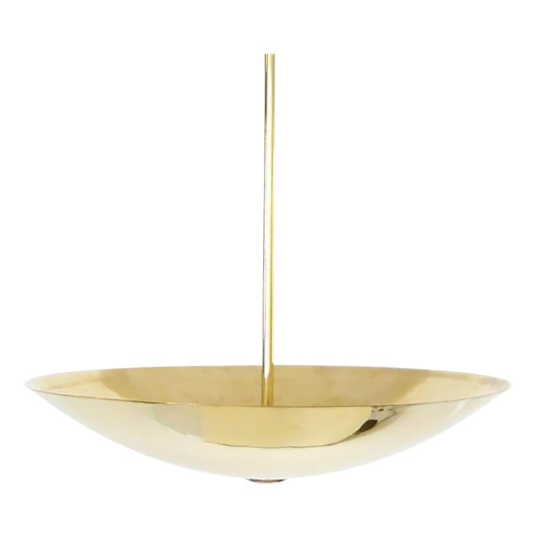 Miso Medium, 550mm, Solid Brass Dome Pendant Light by Candas Design