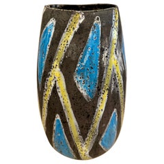 Italienische Vase aus der Mitte des Jahrhunderts, zugeschrieben Gambone