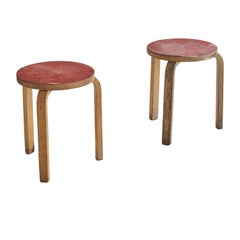 Alvar Aalto, Stools, Birch, Finland, 1950s