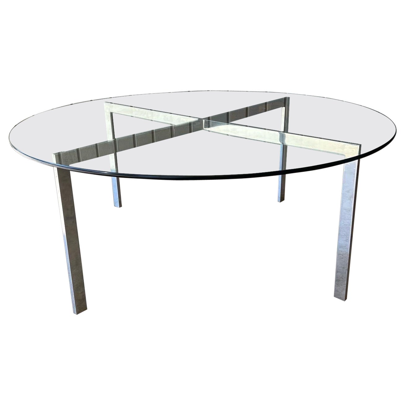 Barcelona Table with Stainless Steel Frame - 252