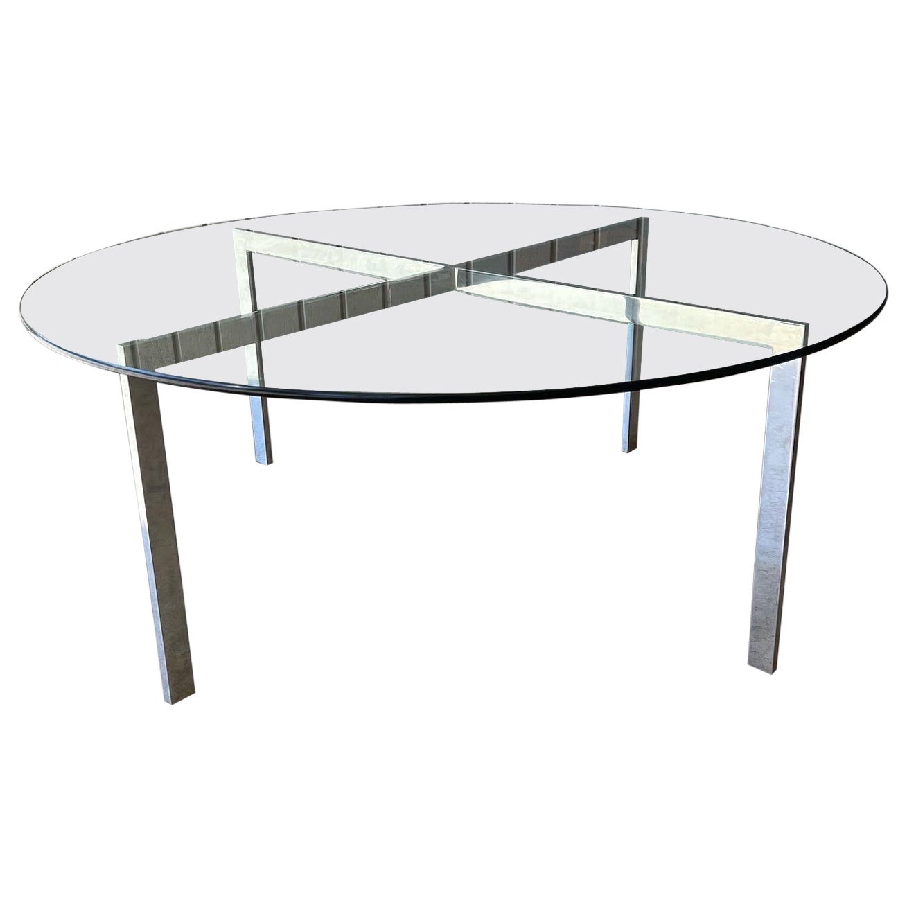 Barcelona Couchtisch oder Cocktailtisch entworfen von Ludwig Mies van der Rohe