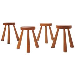 Charlotte Perriand Stools for Les Arcs 1
