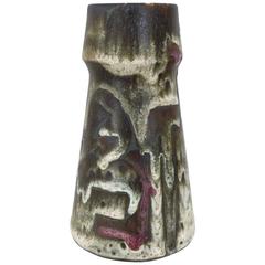 French Ceramic Vase by Marius Besson, Vallauris 1