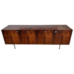 Impresionante Credenza de palisandro de Poul Norreklit para Georg Petersens de los años 70