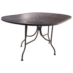 Used Large Briarwood  Oval Garden, Patio, Poolside  Dining Table by Meadowcraft 