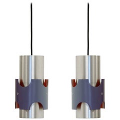 Pair of Scandinavian Ceiling Pendants, 1970s