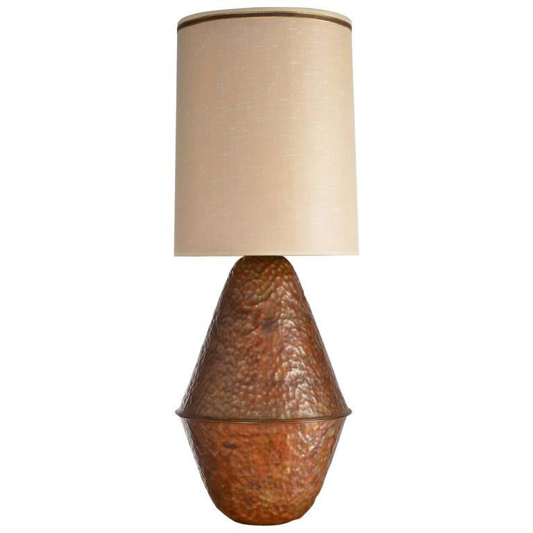 Terence Conran For Habitat Copper Maclamp Anglepoise Desk Lamp Marcello Fantoni For Raymor Hammered Copper Lamp 1950s