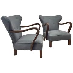 Pair of Vintage Scandinavian Chairs 11