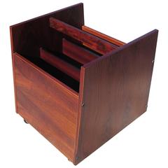 Rosewood Magazine Trolley by Rolf Hesland for Bruksbo, Norway 2