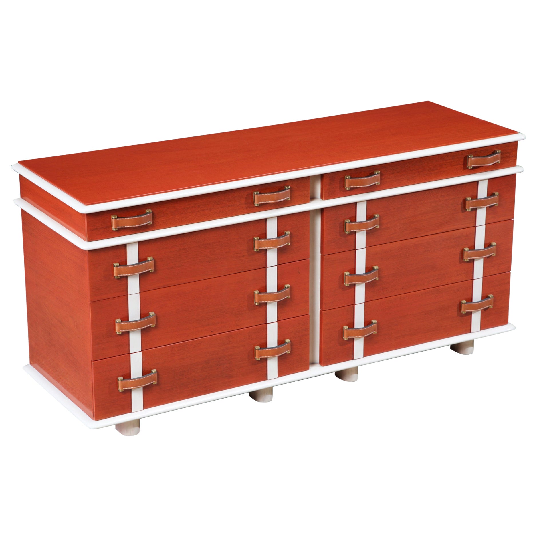 Restored 'Station Wagon' Ten-Drawer Dresser by Paul Frankl, c. 1945, Signed