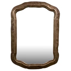 19th C Style Silver Giltwood Mirror by Friedman Brothers