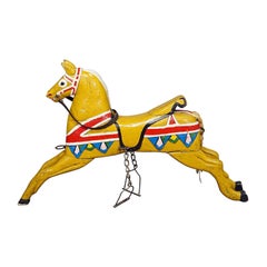 Rare Antique Children Carousel Horse, Germany early 20th Century