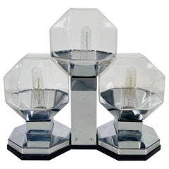 Grande lampe de bureau ou encastrée modulaire de Motoko Ishii pour Staff Leuchten, 1970