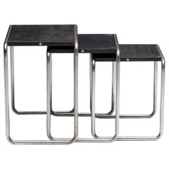First Edition Side Tables by Marcel Breuer for Thonet, Germany, 1930s