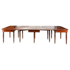 Antique American Federal Mahogany Banquet Dining Table