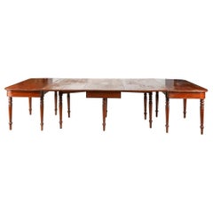 Antique American Federal Mahogany Banquet Dining Table