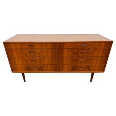 Mid-Century Danish Modern Teak 8-Drawer Dresser