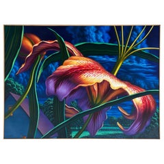 1991 Leonard Koscianski "Stargazer II"  Oil Painting on Canvas