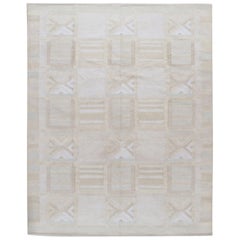 Scandinavian Swedish Style Flatweave  Deco Rug  8' x 10'