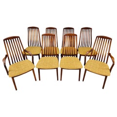 Mid-Century Danish Modern Teak Dining Chairs - Set of 8