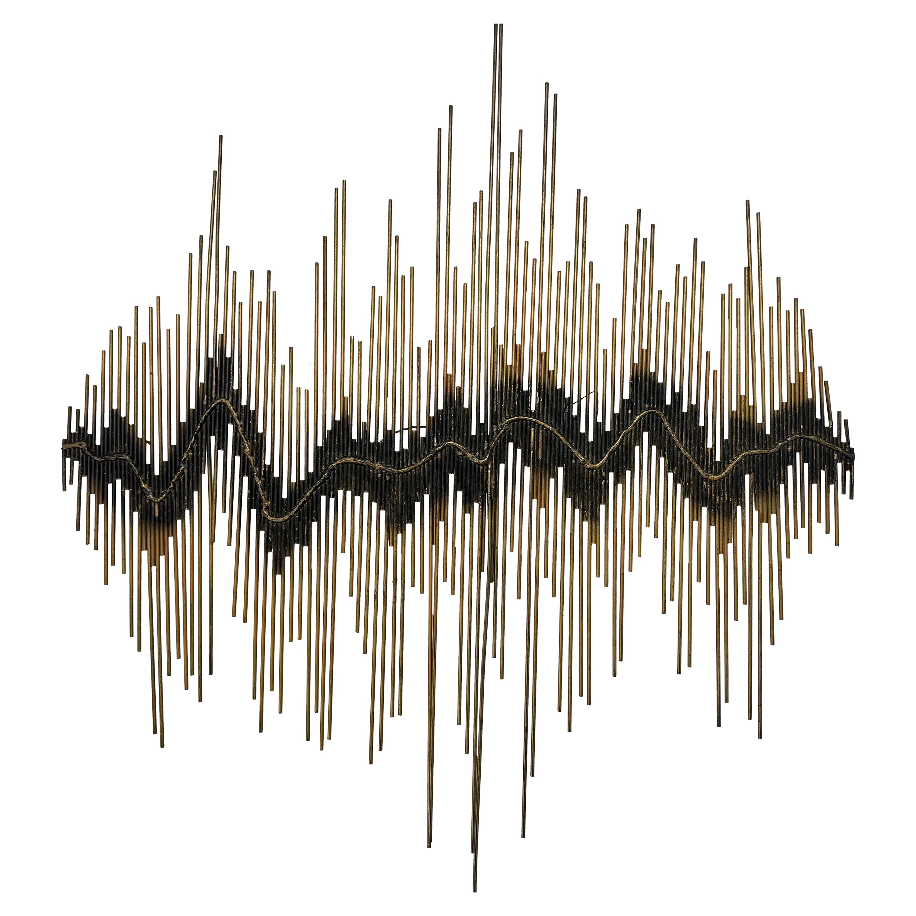 Mid Century Modern Brutalist Wall Sculpture im Angebot