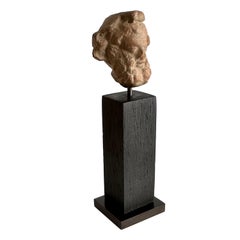 Head of a Bearded Man, Terracotta, Magna Graecia, 4th Century Before Christ