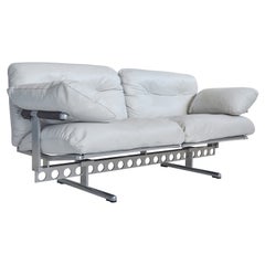 ‘Ouverture’ leather sofa by Pierluigi Cerri, Poltrona Frau 1982