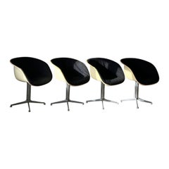 Set of four vintage '' La Fonda '' chairs Charles Ray Eames for Herman Miller 