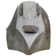 Victor Vigil Buffalo Head Sculpture