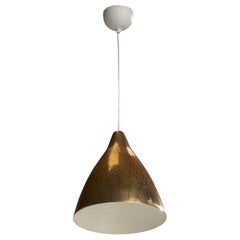 Lisa Johansson-Pape, Pendant Light, Brass, Finland, 1950s
