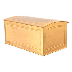 Tiffany Studios Nueva York Caja de escritorio o humidor Doré de bronce