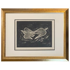 Georges Braque Lithograph Inscribed to Heidi Melano