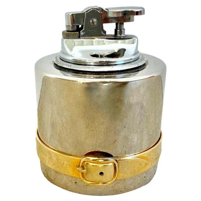 1930s Dunhill Leather and Nickel Lighter at 1stDibs | 1930s lighter ...
