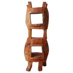 Zougei  Holz  Skulpturales Regal Bücherregal Televisore