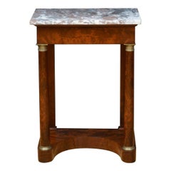 Antique French Mahogany Console Table