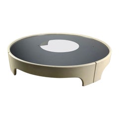 Iconic round coffee table by Tito Agnoli for Sormani, Italy, 1960s